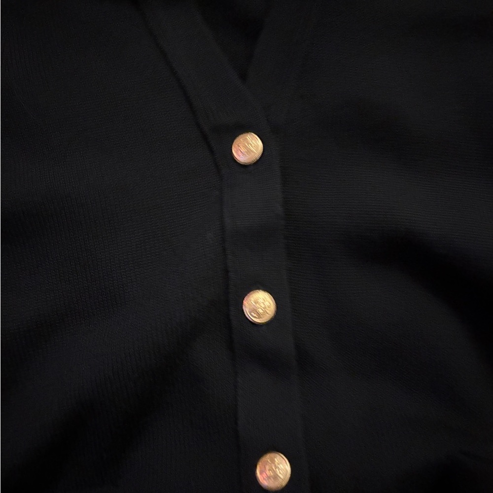 Harrods Black Knitwear with Gold Accents